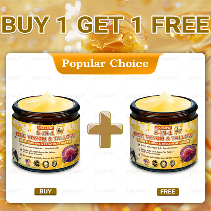 Official Store | 𝐀𝐏𝐊𝐀𝐏𝐊® 𝟖-𝐈𝐧-𝟏 𝐁𝐞𝐞 𝐕𝐞𝐧𝐨𝐦 & 𝐓𝐚𝐥𝐥𝐨𝐰 𝐒𝐤𝐢𝐧 𝐅𝐢𝐫𝐦𝐢𝐧𝐠 & 𝐓𝐫𝐞𝐚𝐭𝐦𝐞𝐧𝐭 𝐂𝐫𝐞𝐚𝐦 (Effective Within 7 Days)Bee Venom + Tallow · 7X Deep Hydration, targets wrinkles, sagging, stretch marks, dark spots, purpura, inflammations and more