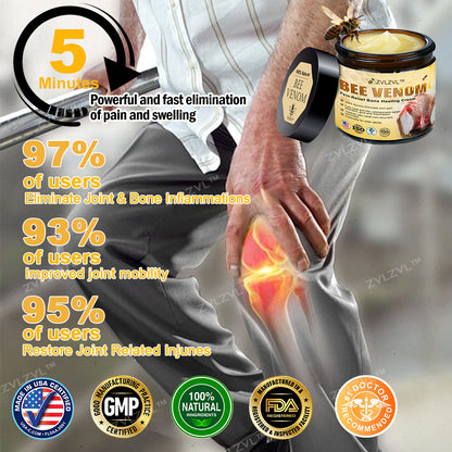 ZVLZVL™ Bee Venom Instant Pain Relief Arthritis Therapy Cream👨‍⚕️(Specially for older adults)