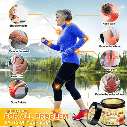 ZVLZVL™ Bee Venom Instant Pain Relief Arthritis Therapy Cream💪👨‍⚕️👨‍⚕️(Specially for older adults)