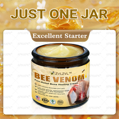 ZVLZVL™ Bee Venom Instant Pain Relief Arthritis Therapy Cream 💪👨‍⚕️👨‍⚕️(Specially for older adults)