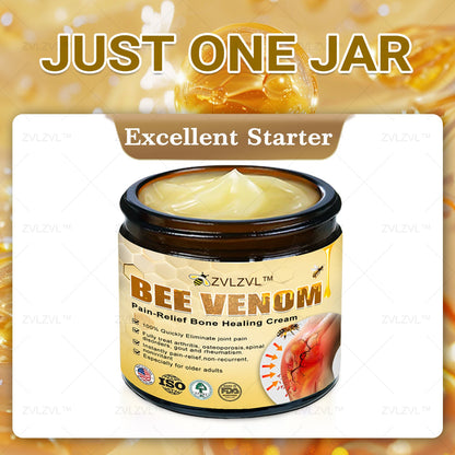 ZVLZVL™ Bee Venom Instant Pain Relief Arthritis Therapy Cream💪👨‍⚕️👨‍⚕️(Specially for older adults)