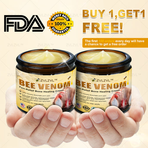 ZVLZVL™ Bee Venom Instant Pain Relief Arthritis Therapy Cream👨‍⚕️(Specially for older adults)